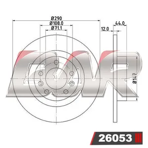 Discos Traseros Estándar - PEUGEOT -508