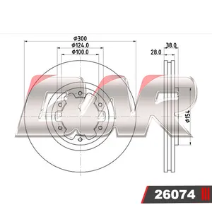 Discos Delanteros Estándar - NISSAN-DATSUN -Frontier 2.5