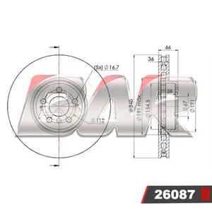 Discos Delanteros Estándar - BMW -Serie 3 330I