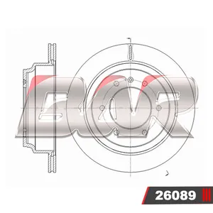 Discos Traseros Estándar - CHEVROLET/OPEL/GM -TrailBlazer 2.8 CDTI AT 4X4 / 2.8 CDTI MT