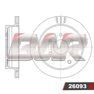 Discos Traseros Estándar - NISSAN-DATSUN -Frontier 2.5