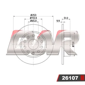 Discos Traseros Estándar - AUDI -A3, 1.6.