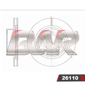 Discos Delanteros Estándar - TOYOTA -Land Cruiser 4.0.