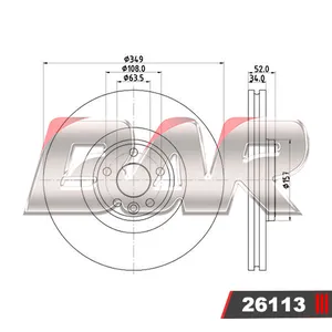 Discos Delanteros Estándar - LAND ROVER -Range Rover 2.2 SD4