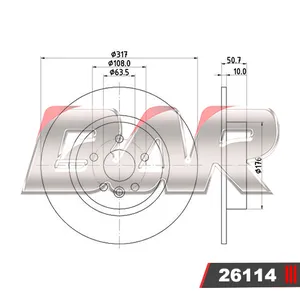 Discos Traseros Estándar - LAND ROVER -Range Rover 2.2 SD4