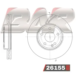 Discos Delanteros Estándar - MERCEDES BENZ -Clase A A200 1.6