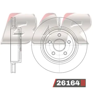 Discos Traseros Estándar - JEEP -Grand Cherokee 2.5 TD
