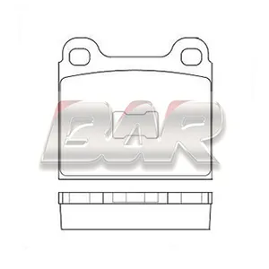 Pastillas de freno delanteras - GMC CHEVETTE/VOLKS.GOL-PASSAT-SENDA-SAVEIRO 90/94
