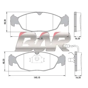 Pastillas de freno delanteras - PEUGEOT 106-306/ CITROEN 94/98