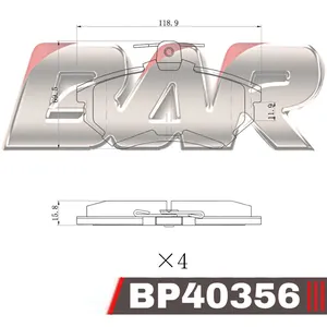Pastillas de freno delanteras - AUDI 81-90/ VOLKS. GOLF-PASSAT-VARIANT/SEAT 72/99