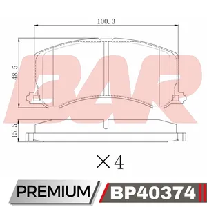 Pastillas de freno delanteras - SUZUKI BALENO 95/96