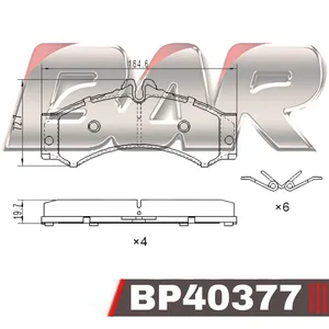 Pastillas de freno delanteras - M.BENZ. SPRINTER/ VOLKSWAGEN 96/97