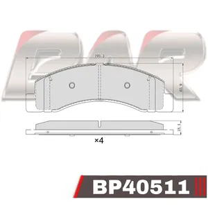 Pastillas de freno delanteras - FORD F-250/1000 99>