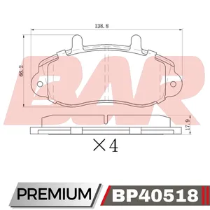 Pastillas de freno delanteras - RENAULT MASTER 2.5 97/