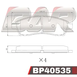 Pastillas de freno traseras - FORD -F-250 XTL 98/02