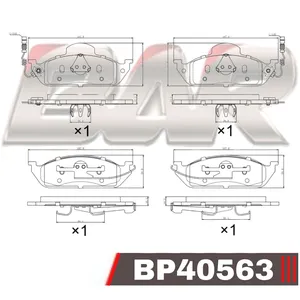 Pastillas de freno delanteras - MERCEDES BENZ ML 320-430 98/
