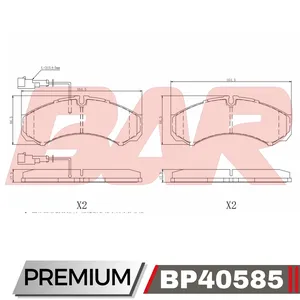 Pastillas de freno - RENAULT / NISSAN MAXITY/CABSTAR