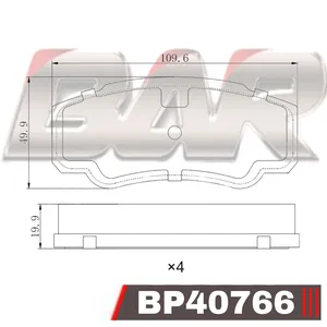 Pastillas de freno traseras - PEUGEOT Boxer I/FIAT Ducato/CITROEN Jumper 02/