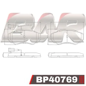 Pastillas de freno delanteras - PEUGEOT Boxer I/FIAT Ducato/CITROEN Jumper 01/