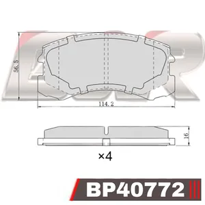 Pastillas de freno delanteras - MITSUBISHI COLT LANCER 00/