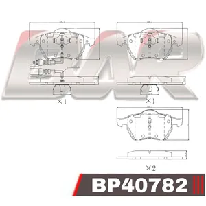 Pastillas de freno delanteras - AUDI A3-S3-TT/SEAT/SKODA/VW Bora-Golf-NewB 98/