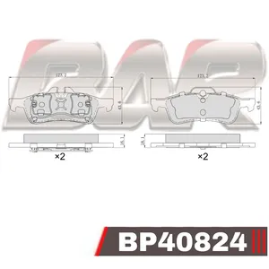 Pastillas de freno traseras - BMW Mini - Mini Cabriolet 01/