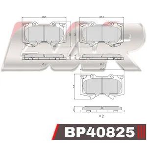 Pastillas de freno delanteras - TOYOTA- LAND CRUISER-PRDO 3,0 D - RUNNER
