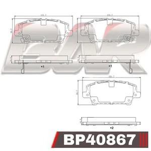 Pastillas de freno delanteras - HONDA Civic VII 06/