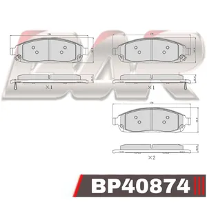 Pastillas de freno delanteras - JEEP GRAND CHEROKEE
