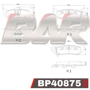 Pastillas de freno traseras - JEEP GRAND CHEROKEE