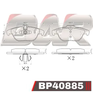 Pastillas de freno traseras - M.BENZ C-Class (todos) -Combi 07/