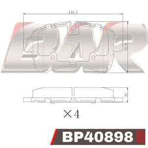 Pastillas de freno traseras - IVECO Daily III (todos) 06/