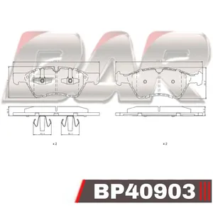 Pastillas de freno delanteras - M. Benz Clase E/ GL/ ML/ R 05/