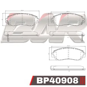 Pastillas de freno delanteras - HONDA CRV III 2007