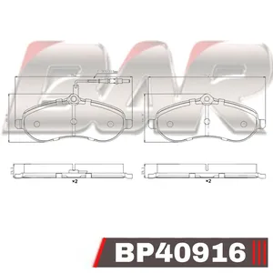 Pastillas de freno delanteras - CITROEN/FIAT/PEUGEOT JUMPY/SCUDO/EXPERT
