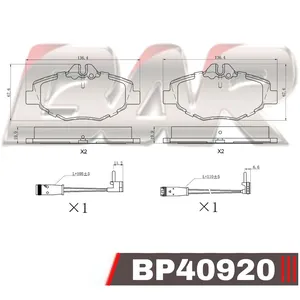 Pastillas de freno delanteras - MERCEDES BENZ CLASE E 270 CDI /E240 / E270 /E320