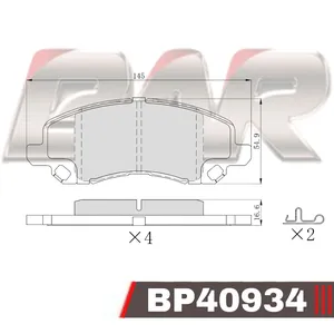 Pastillas de freno delanteras - JEEP COMPASS /CITROEN - C4 II Aircross 1.6 - 2.0 HDiá