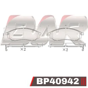 Pastillas de freno delanteras - NISSAN-RENAULT MURA/NAVA/PATHF/KOLEOS