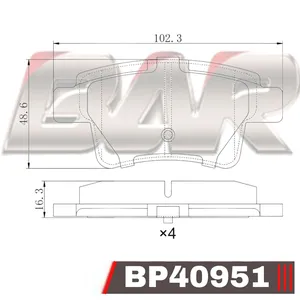 Pastillas de freno traseras - CITROEN C4 GRAND PICASSO