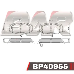 Pastillas de freno traseras - JEEP CHEROKEE - LIBRETY