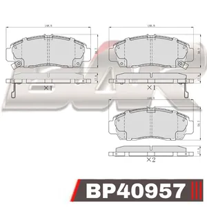 Pastillas de freno delanteras - HONDA STREAM - JAZZ