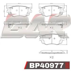 Pastillas de freno delanteras - MAZDA 626