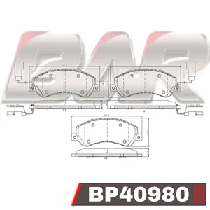 Pastillas de freno delanteras - VOLKSWAGEN AMAROK