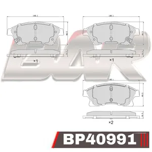 Pastillas de freno delanteras - CHEVROLET CRUZE 2009>