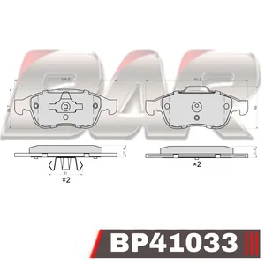 Pastillas de freno delanteras - RENAULT MEGANE III 2,0 2010>