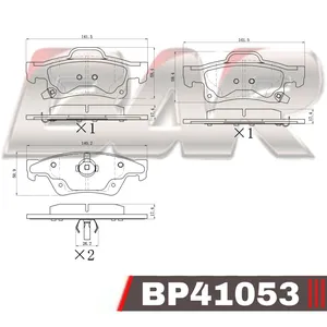 Pastillas de freno traseras - JEEP GRAND CHEROKEE IV 2011>