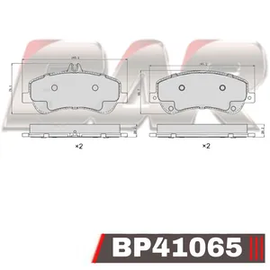 Pastillas de freno delanteras - MERCEDES BENZ GLK CLASS 2008>