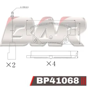 Pastillas de freno traseras - FORD TRANSIT