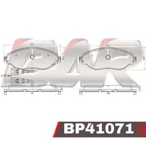 Pastillas de freno delanteras - AUDI A3 / VW SHARAN / VW CC / PASSAT 2011>