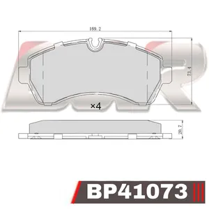 Pastillas de freno delanteras - MERCEDES BENZ SPRINTER 2009>